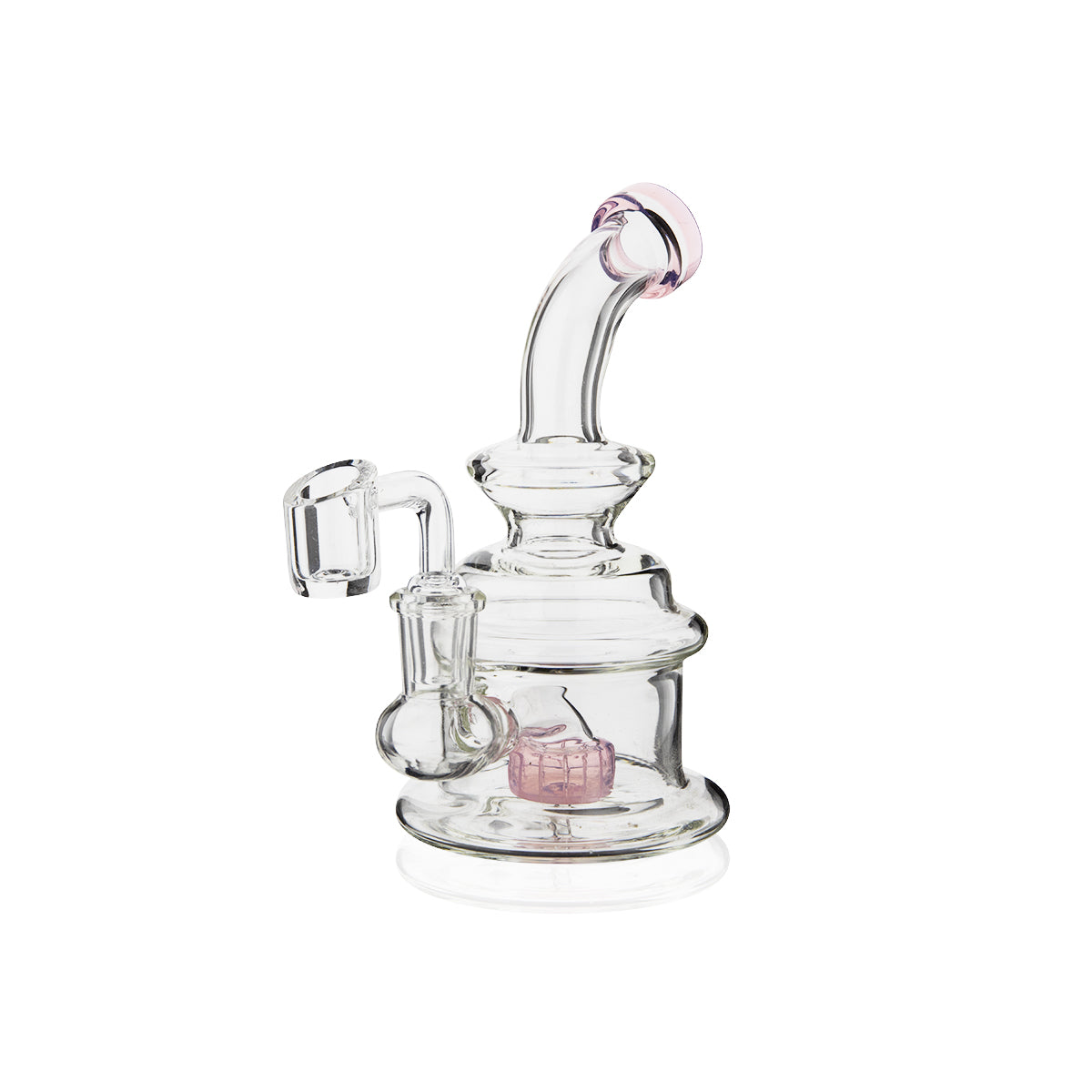 Dab Rig | Compact Glass Rig | 6" - 14mm - Various Colors