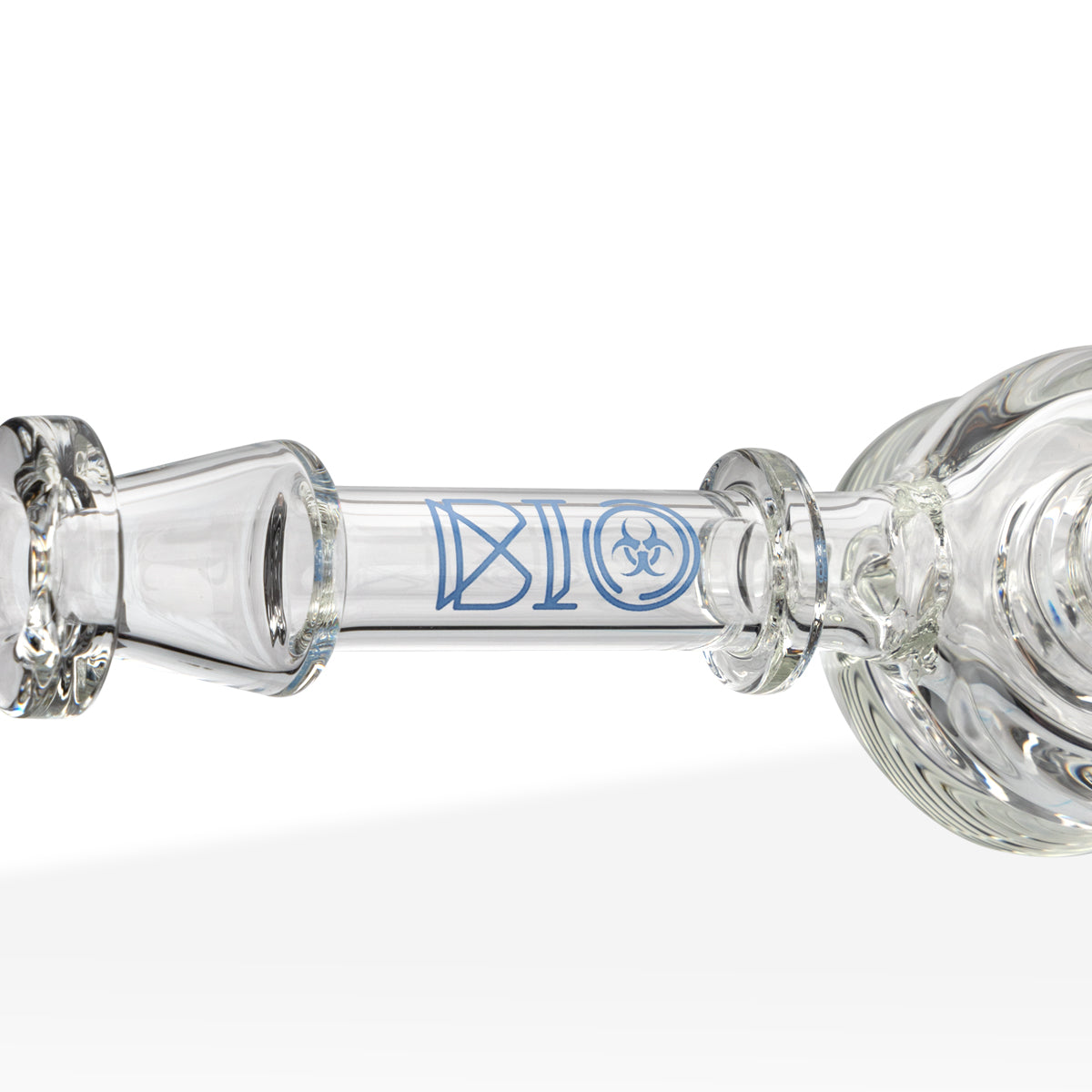 BIO Glass | Mechanix Bent Dab Rig | 8" - 14mm - Various Colors