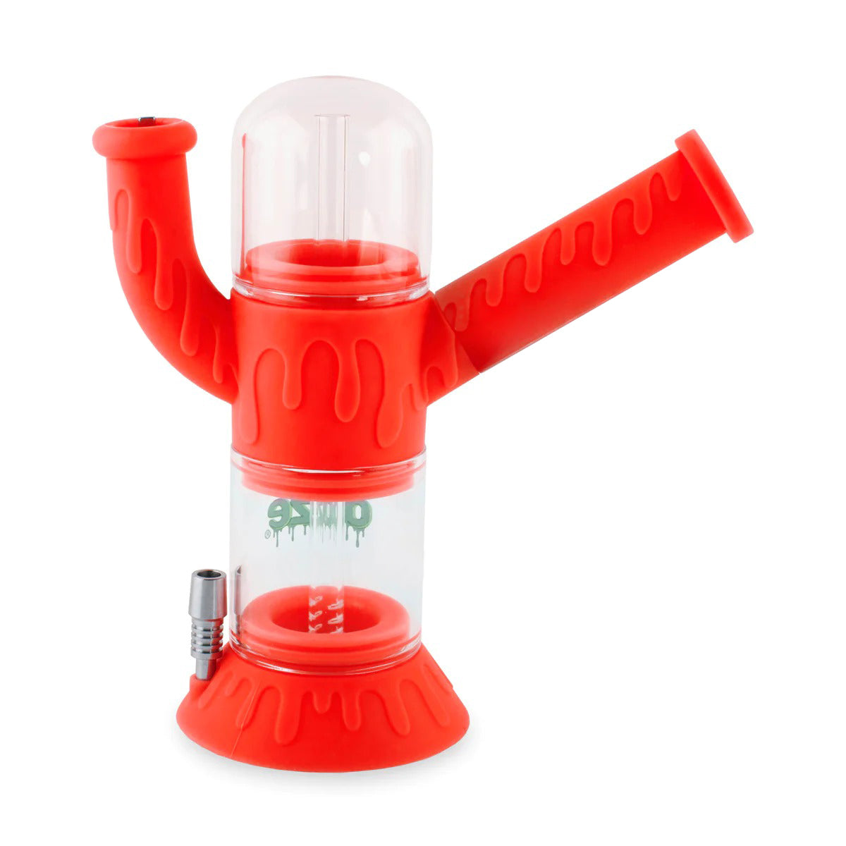 Ooze® | 4-in-1 Cranium Hybrid Silicone Nectar Collector & Water Pipe | Various Colors