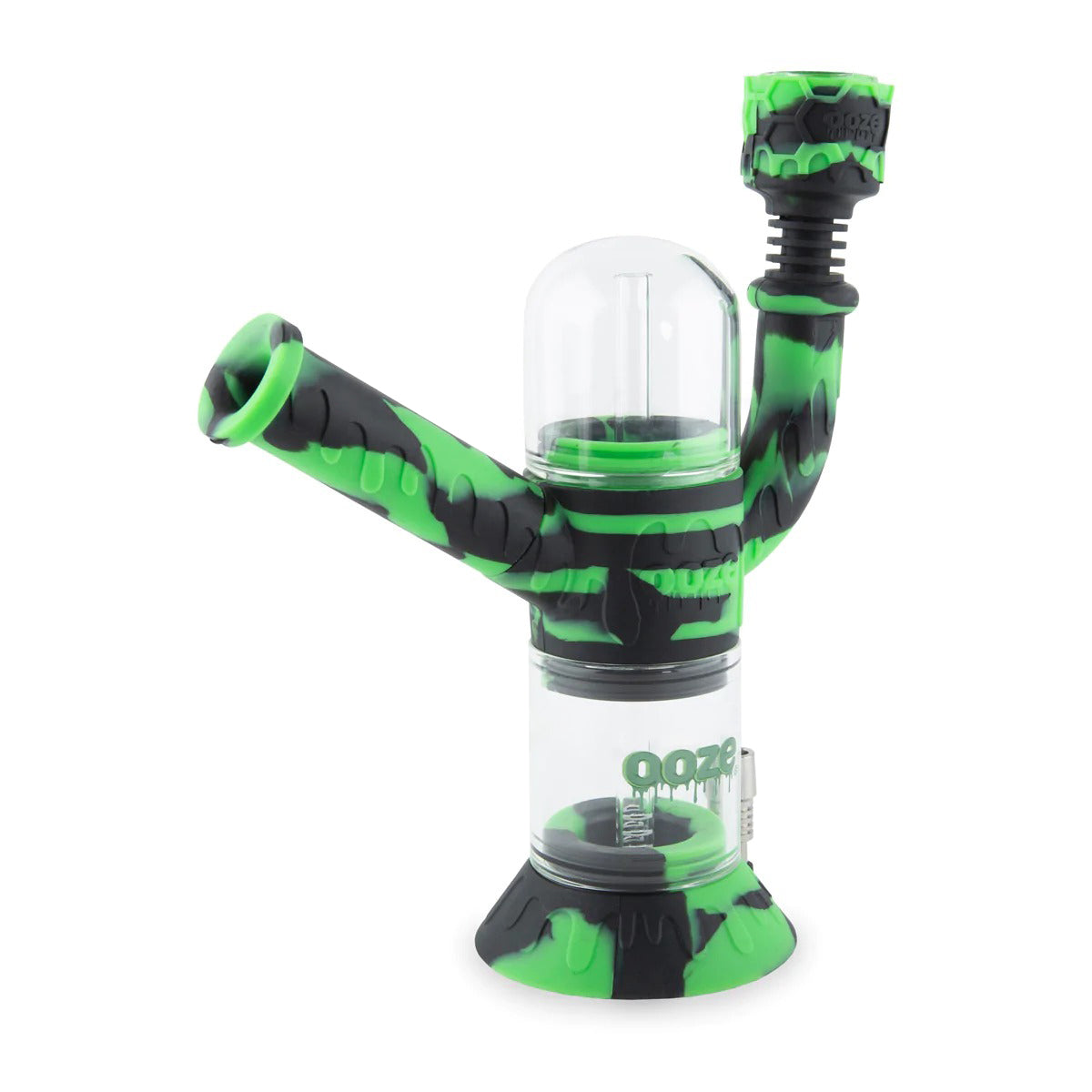 Ooze® | 4-in-1 Cranium Hybrid Silicone Nectar Collector & Water Pipe | Various Colors