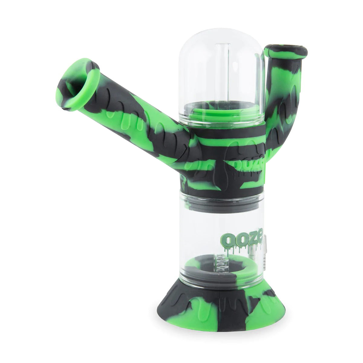 Ooze® | 4-in-1 Cranium Hybrid Silicone Nectar Collector & Water Pipe | Various Colors