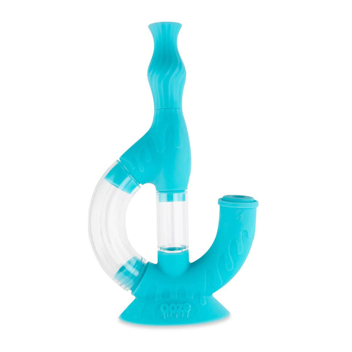 OOZE® | 4-in-1 ECHO Hybrid Silicone Nectar Collector & Water Pipe | Various Colors