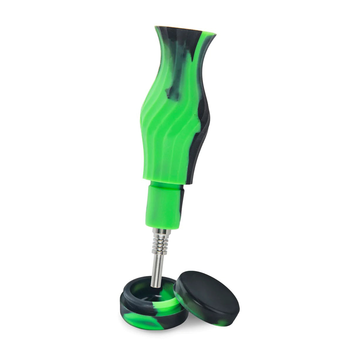 OOZE® | 4-in-1 ECHO Hybrid Silicone Nectar Collector & Water Pipe | Various Colors