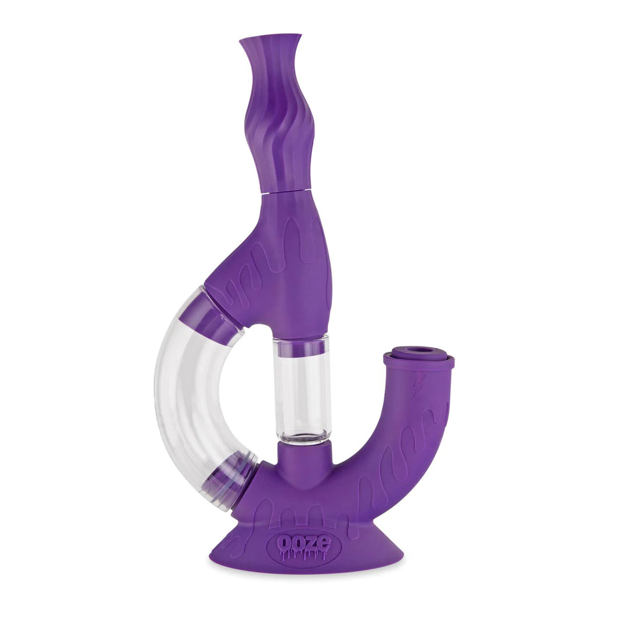 OOZE® | 4-in-1 ECHO Hybrid Silicone Nectar Collector & Water Pipe | Various Colors