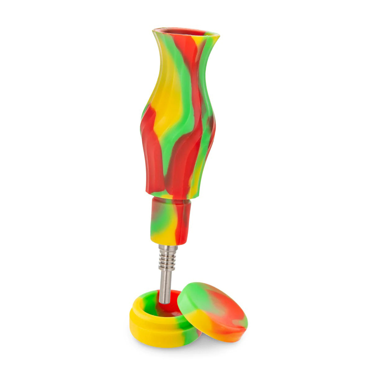 OOZE® | 4-in-1 ECHO Hybrid Silicone Nectar Collector & Water Pipe | Various Colors