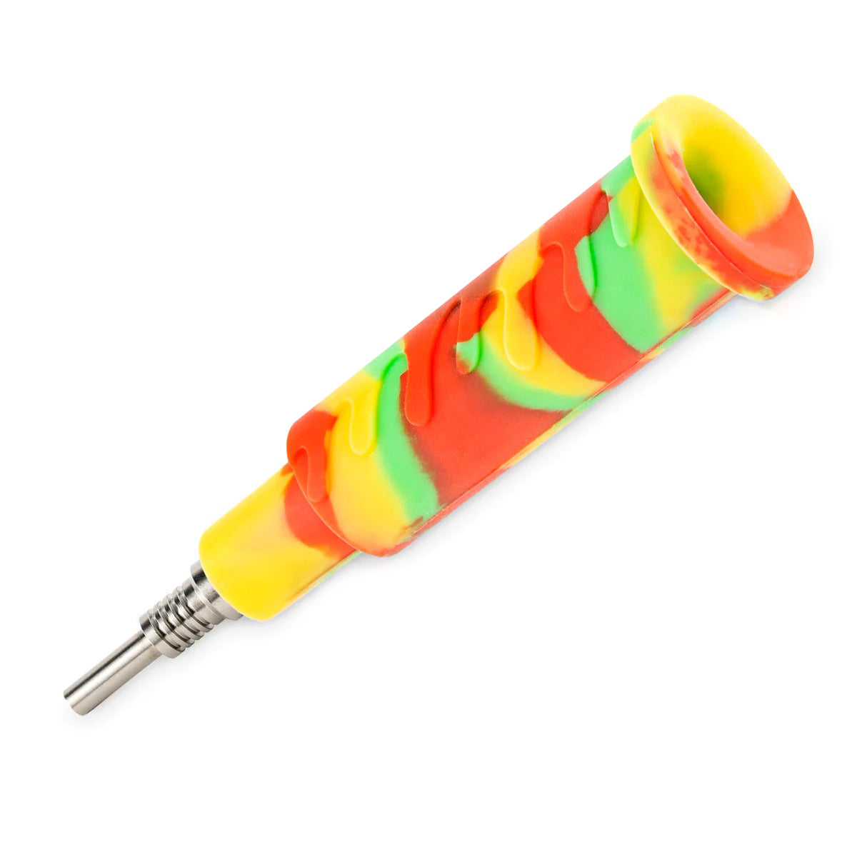 Ooze® | 4-in-1 Swerve Hybrid Silicone Nectar Collector & Water Pipe | Various Colors