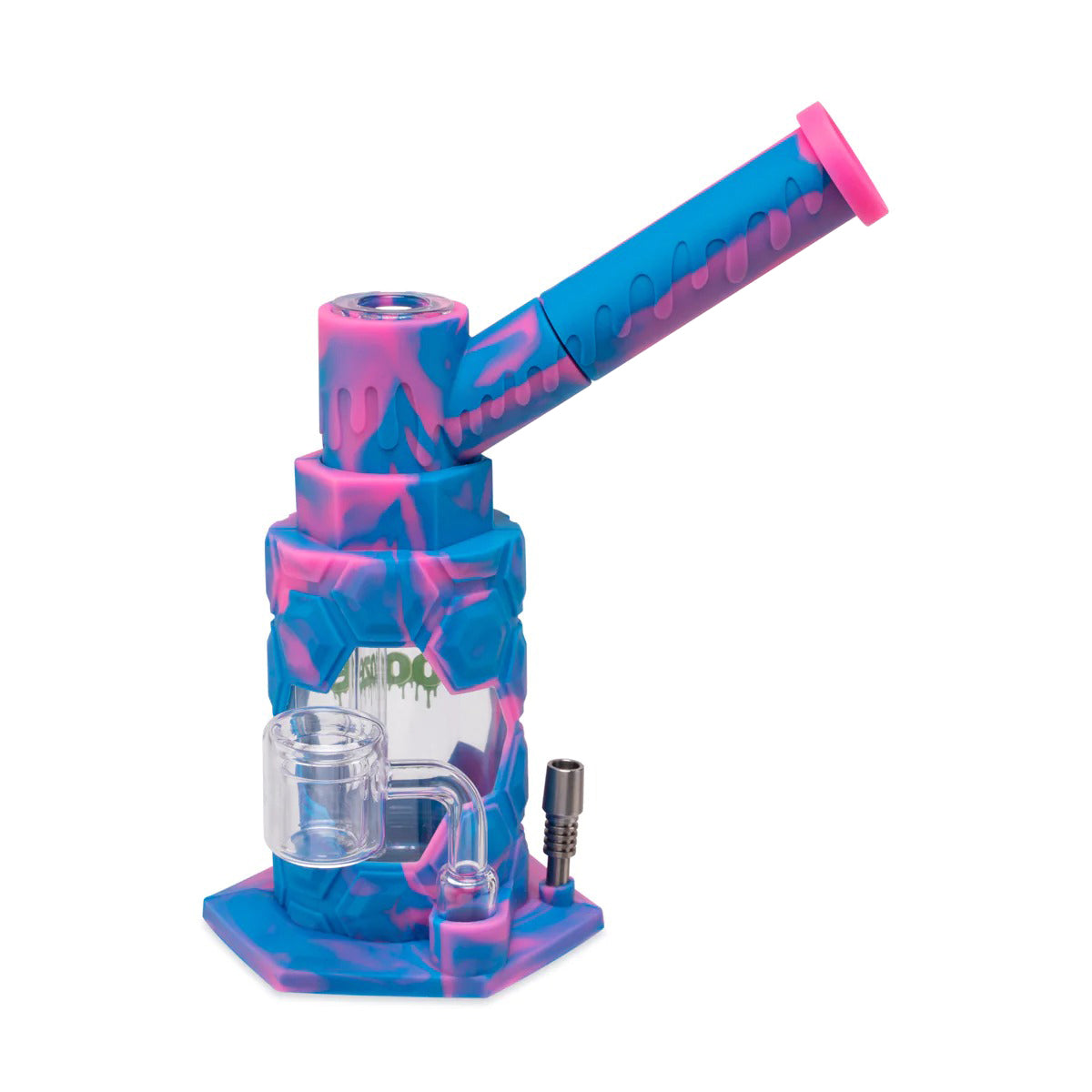 OOZE® | 4-in-1 MOJO Hybrid Silicone Nectar Collector & Water Pipe