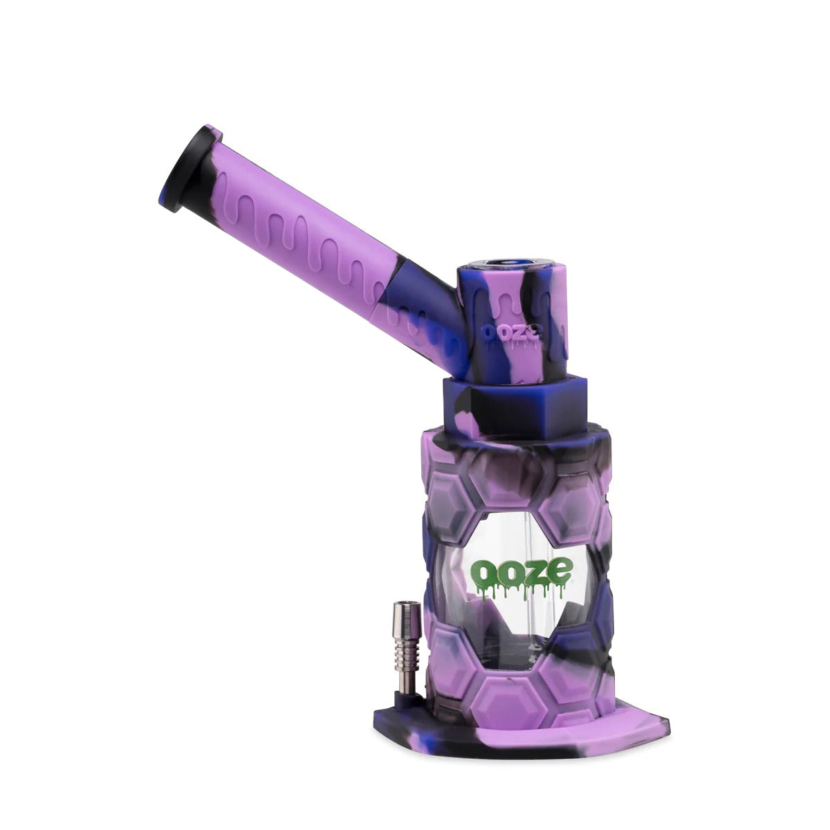 OOZE® | 4-in-1 MOJO Hybrid Silicone Nectar Collector & Water Pipe