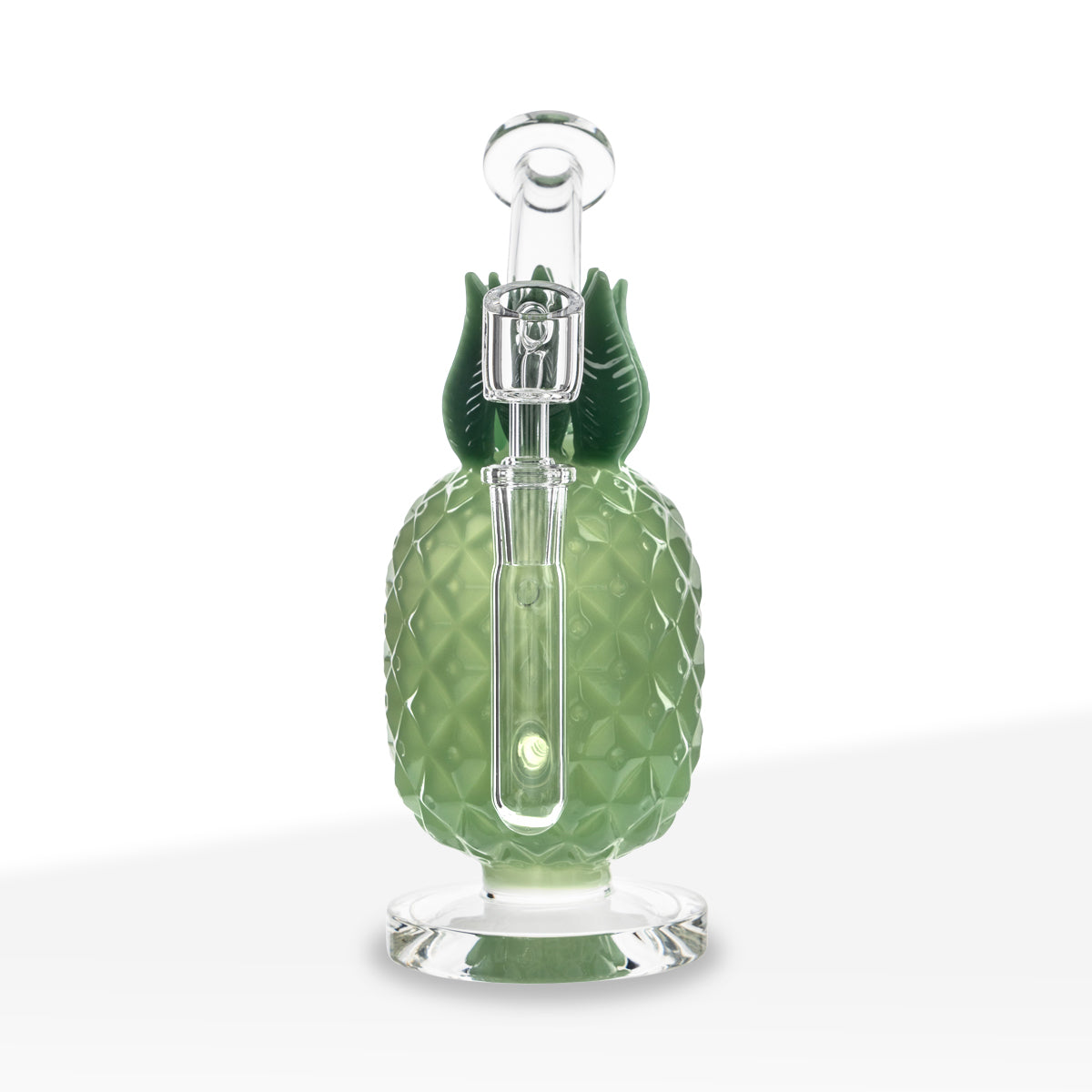 Novelty | Pineapple | 8" - Glass - Green