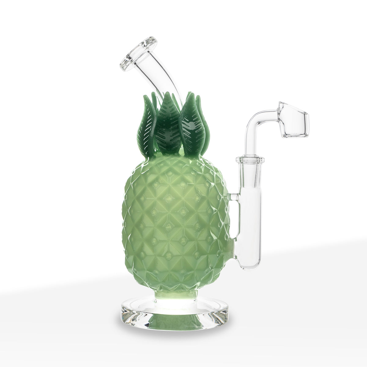 Novelty | Pineapple | 8" - Glass - Green