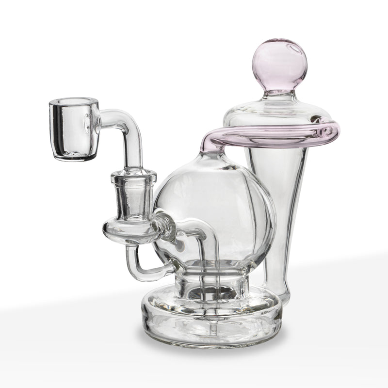 Dab Rig | Recycler | 5" - Glass - Various Colors