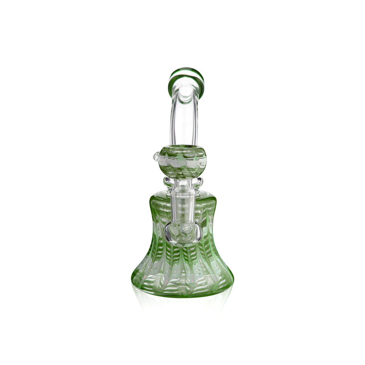 Wrap & Rake | Bent Neck Bell Bottom Water Pipe | 6" - 14mm - Various Colors