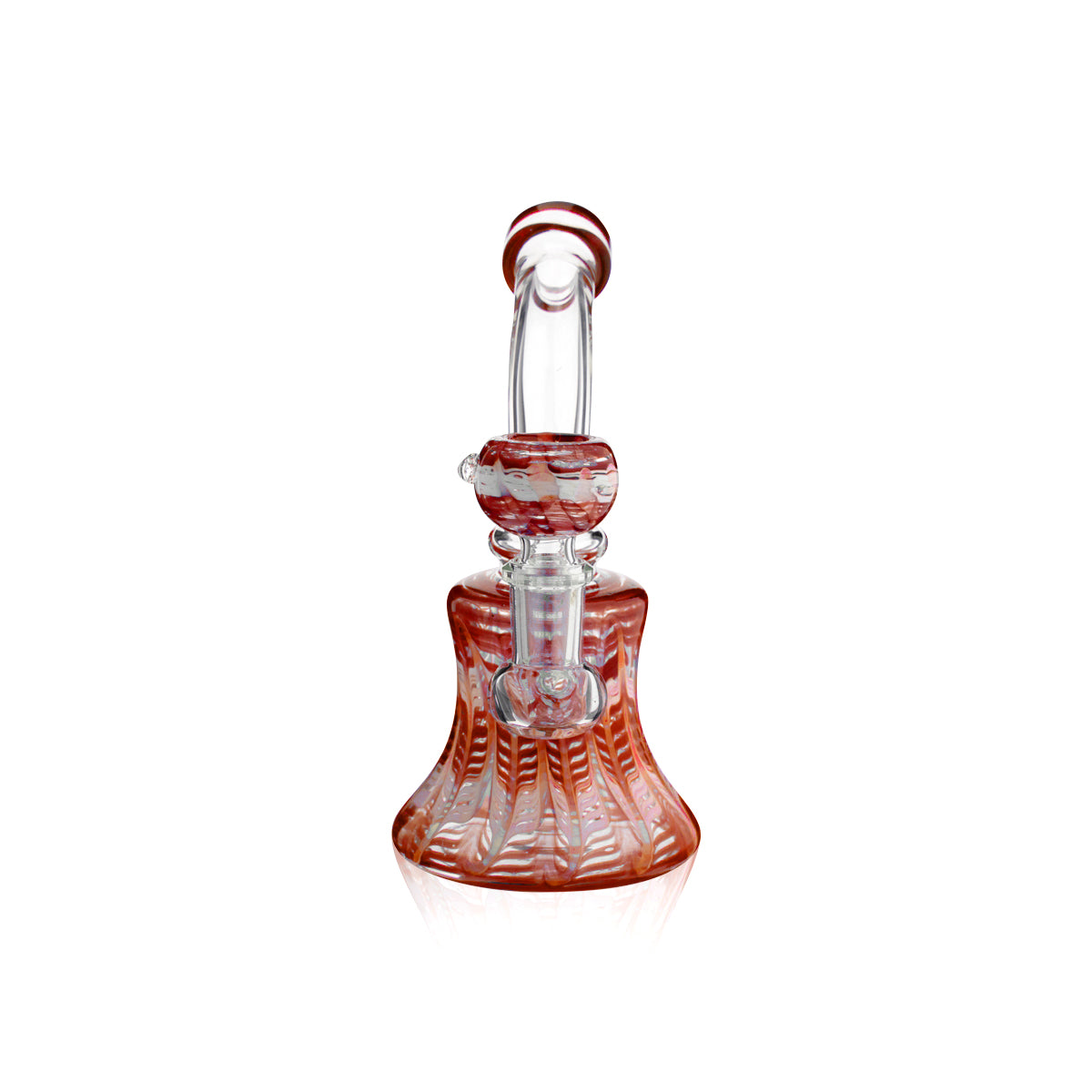 Wrap & Rake | Bent Neck Bell Bottom Water Pipe | 6" - 14mm - Various Colors