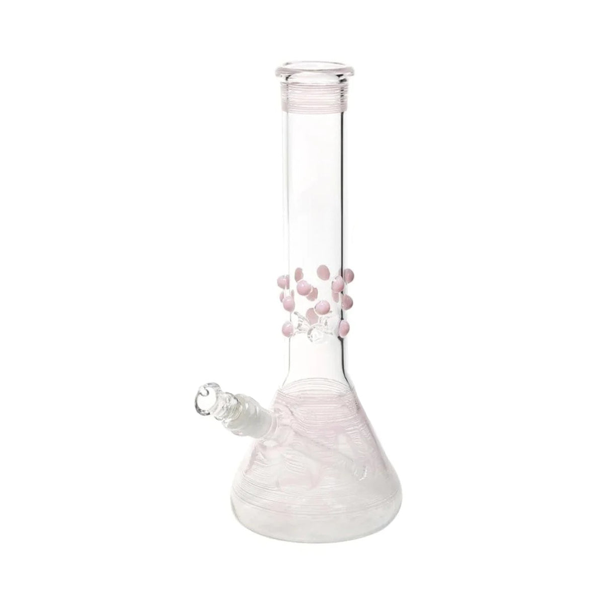 Wrap & Rake | Artistic Beaker Water Pipe | 12" - 19mm - Various Colors