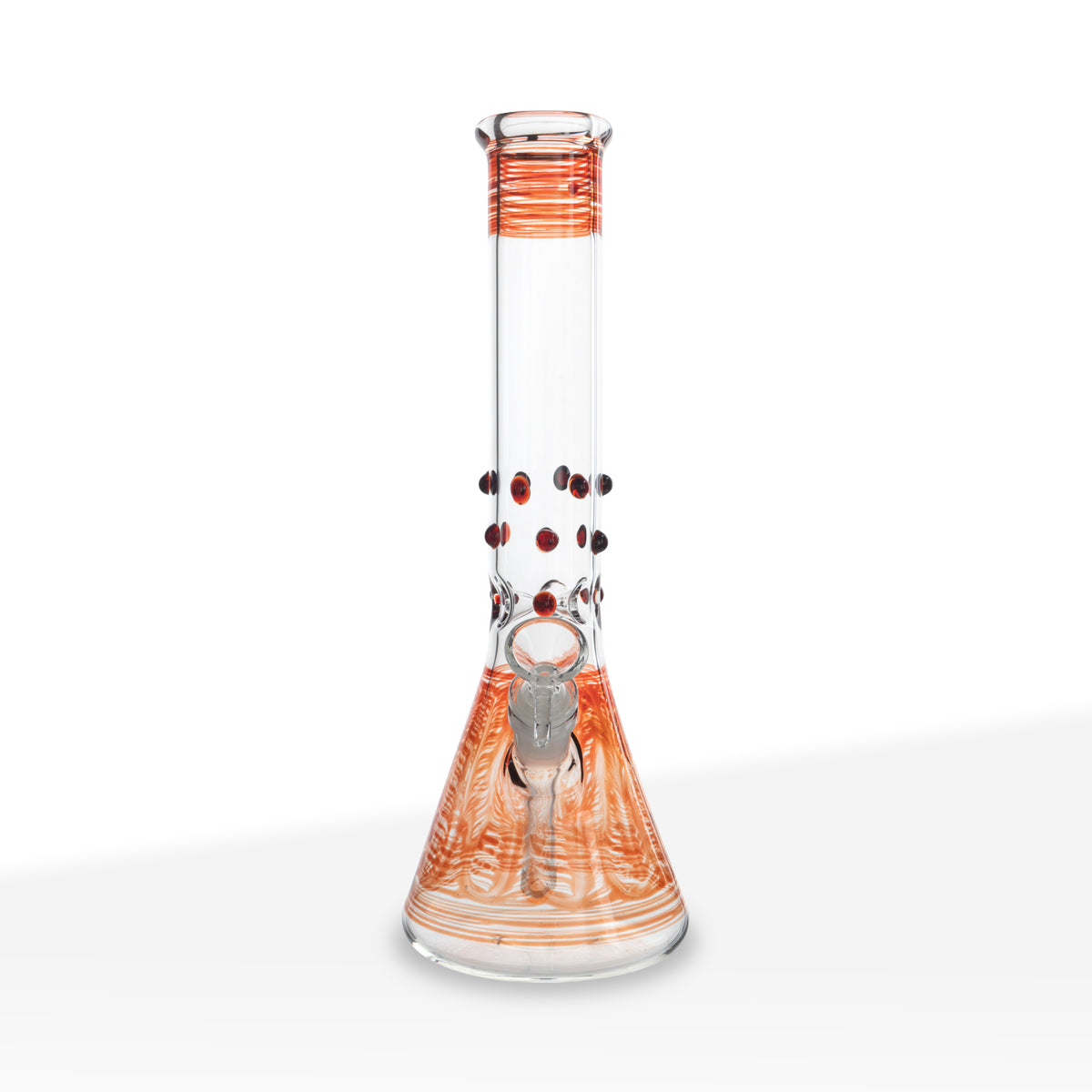 Wrap & Rake | Artistic Beaker Water Pipe | 12" - 19mm - Various Colors