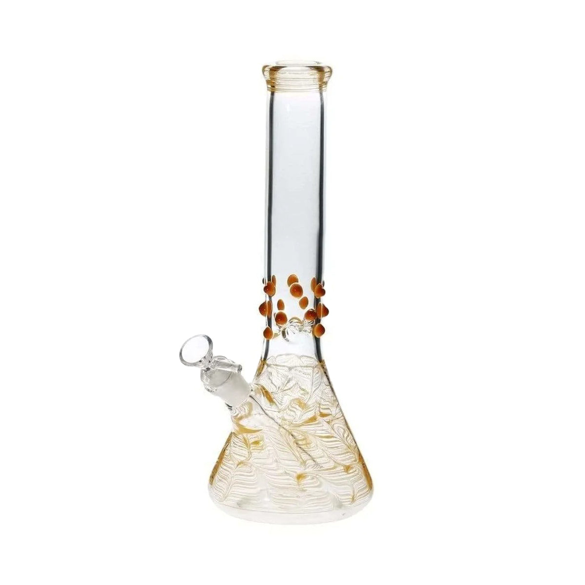 Wrap & Rake | Artistic Beaker Water Pipe | 12" - 19mm - Various Colors