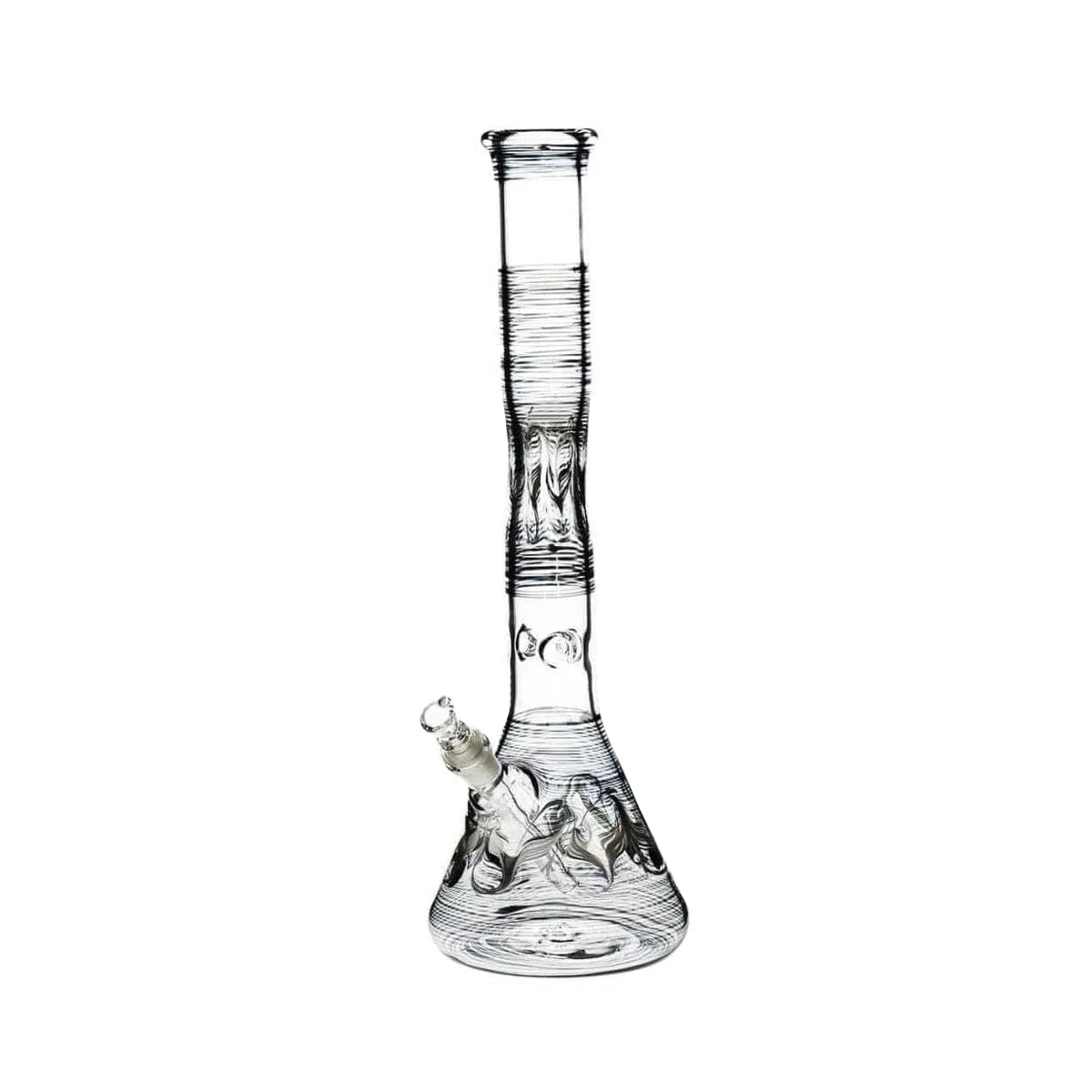 Wrap & Rake | Artistic Beaker Water Pipe | 18" - 19mm