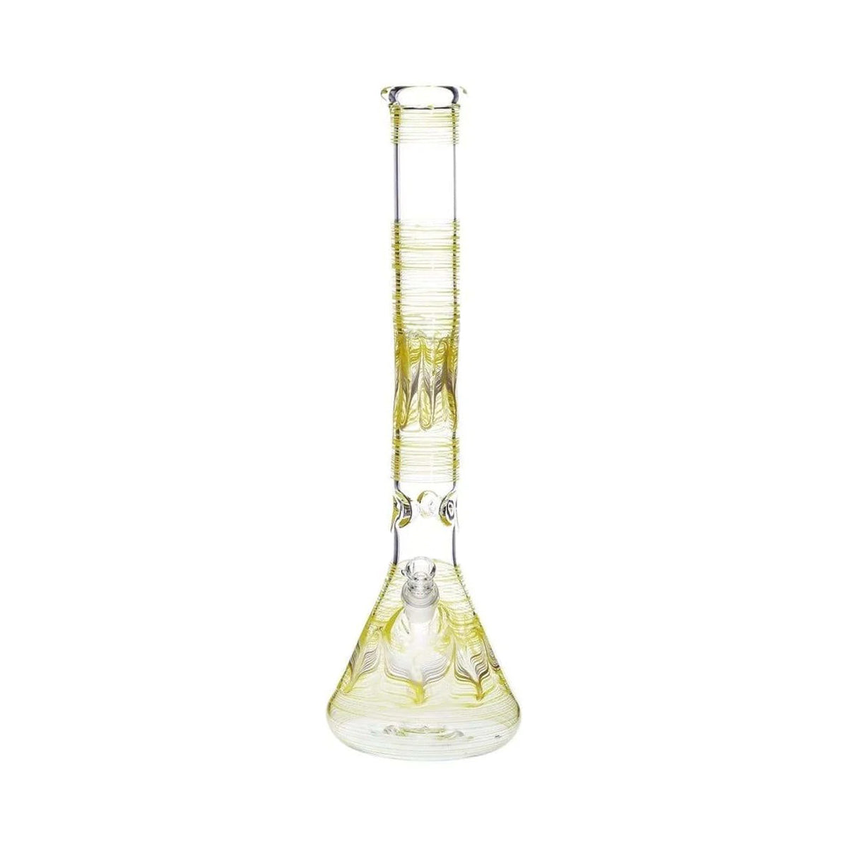 Wrap & Rake | Artistic Beaker Water Pipe | 18" - 19mm