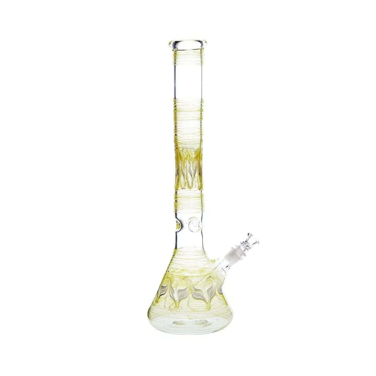 Wrap & Rake | Artistic Beaker Water Pipe | 18" - 19mm