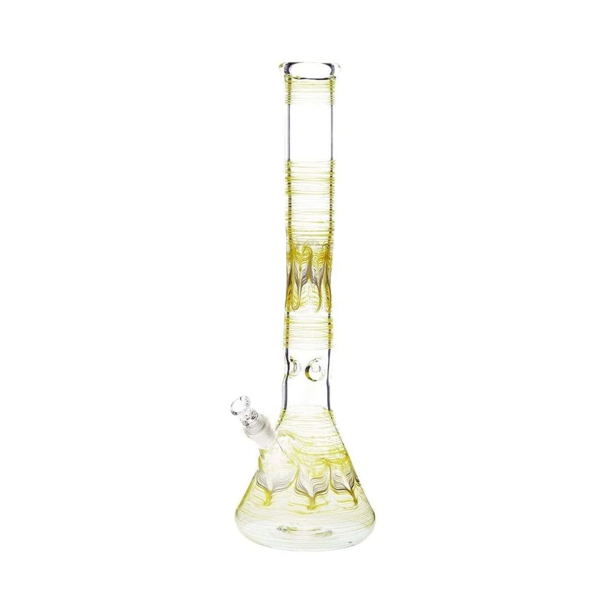 Wrap & Rake | Artistic Beaker Water Pipe | 18" - 19mm