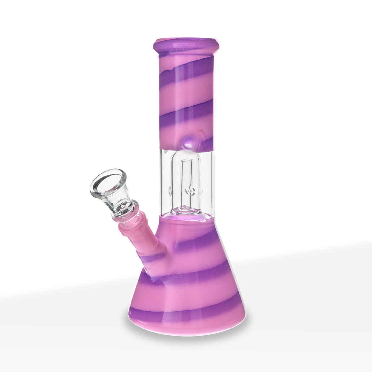 Water Pipe | Dome Percolator Beaker Water Pipe | 8" - 14mm - Assorted Colors Biohazard Inc