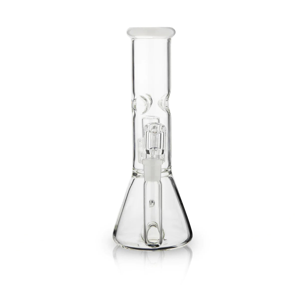 Dab Rig | Single Chamber Grid Percolator Beaker Water Pipe | 8"- 14mm - Various Colors