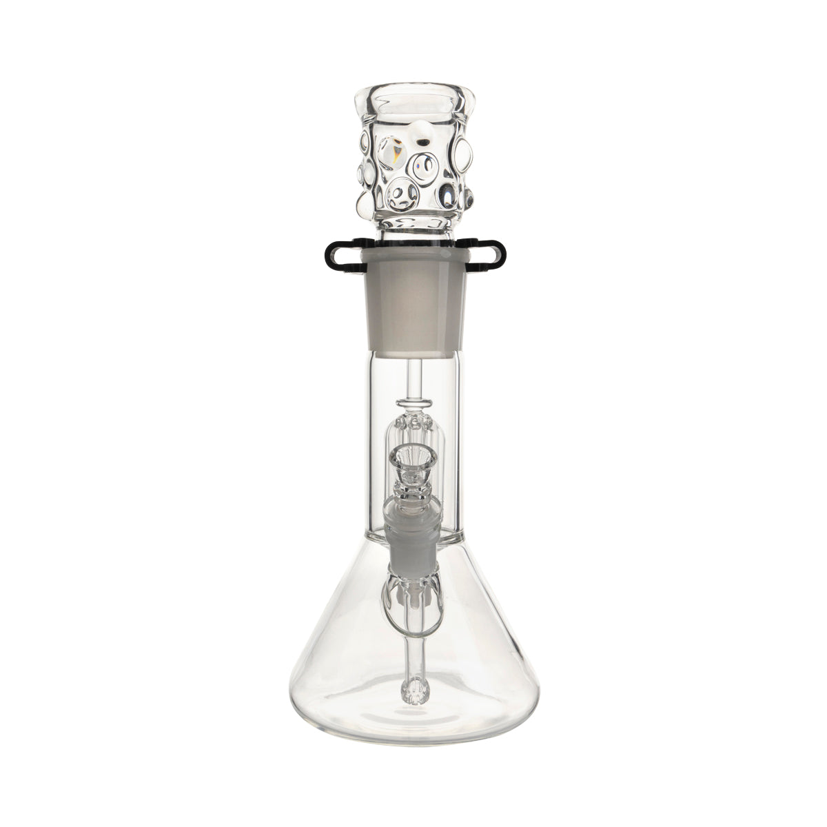 Beaker | Removeable 6-Arm Tree Percolator Water Pipe | 12" - 14mm - Clear