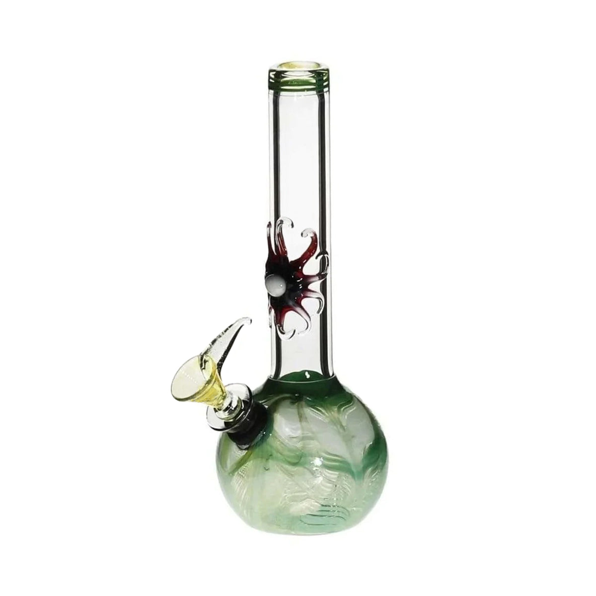 Wrap & Rake | Artistic Sphere Water Pipe w/ Slider Bowl | 7" - Slide - Various Colors