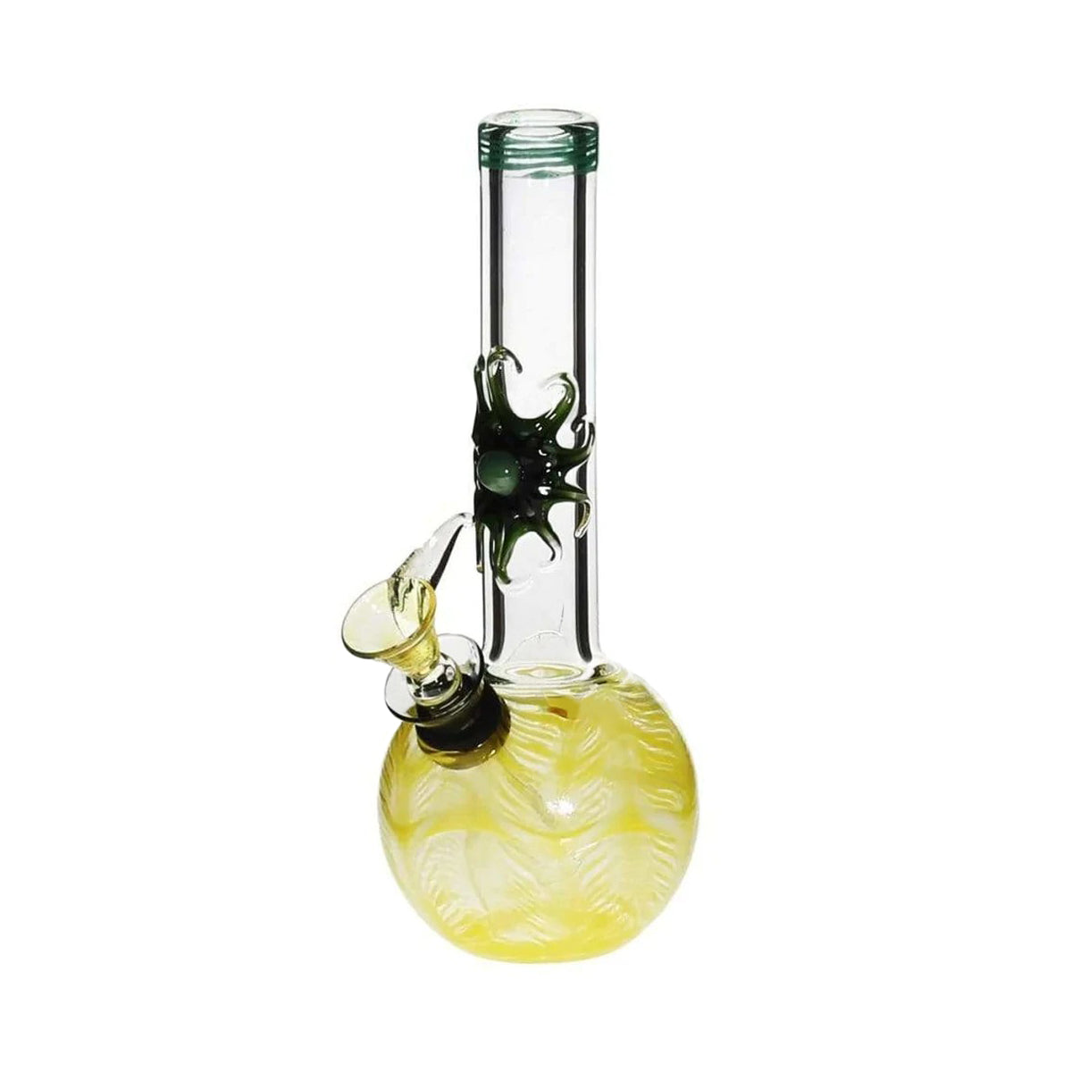 Wrap & Rake | Artistic Sphere Water Pipe w/ Slider Bowl | 7" - Slide - Various Colors