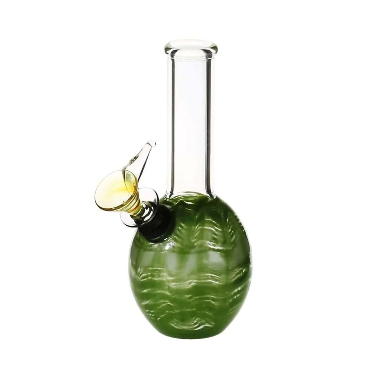 Wrap & Rake | Mini Oval Chamber Water Pipe | 6" - Slide - Various Colors