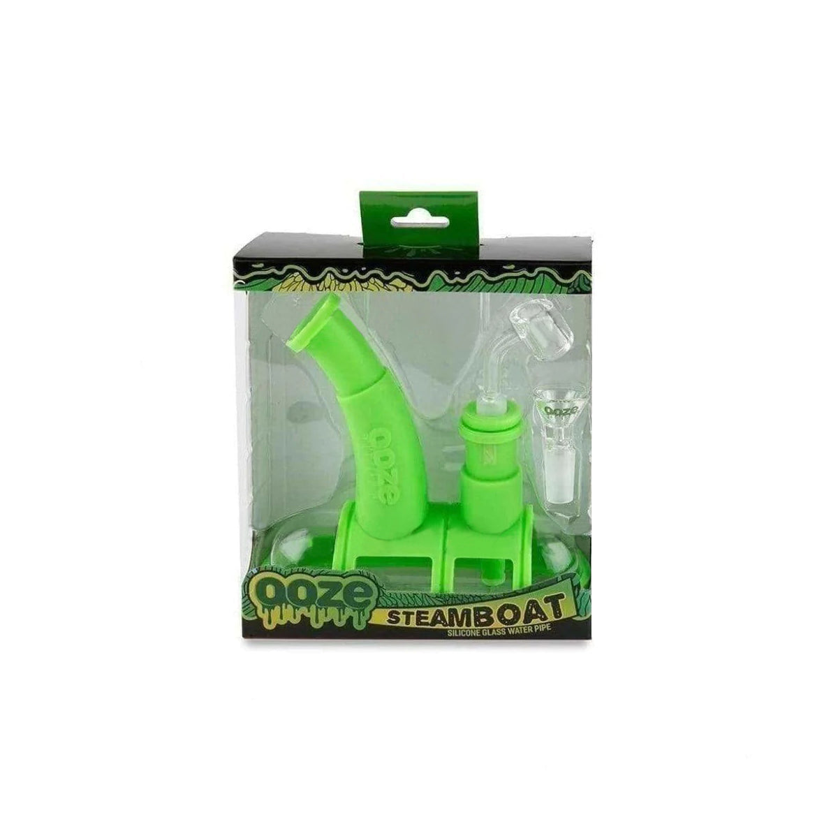 OOZE® | Steamboat Silicone Bubbler Dab Rig Combo | Silicone - Various Colors