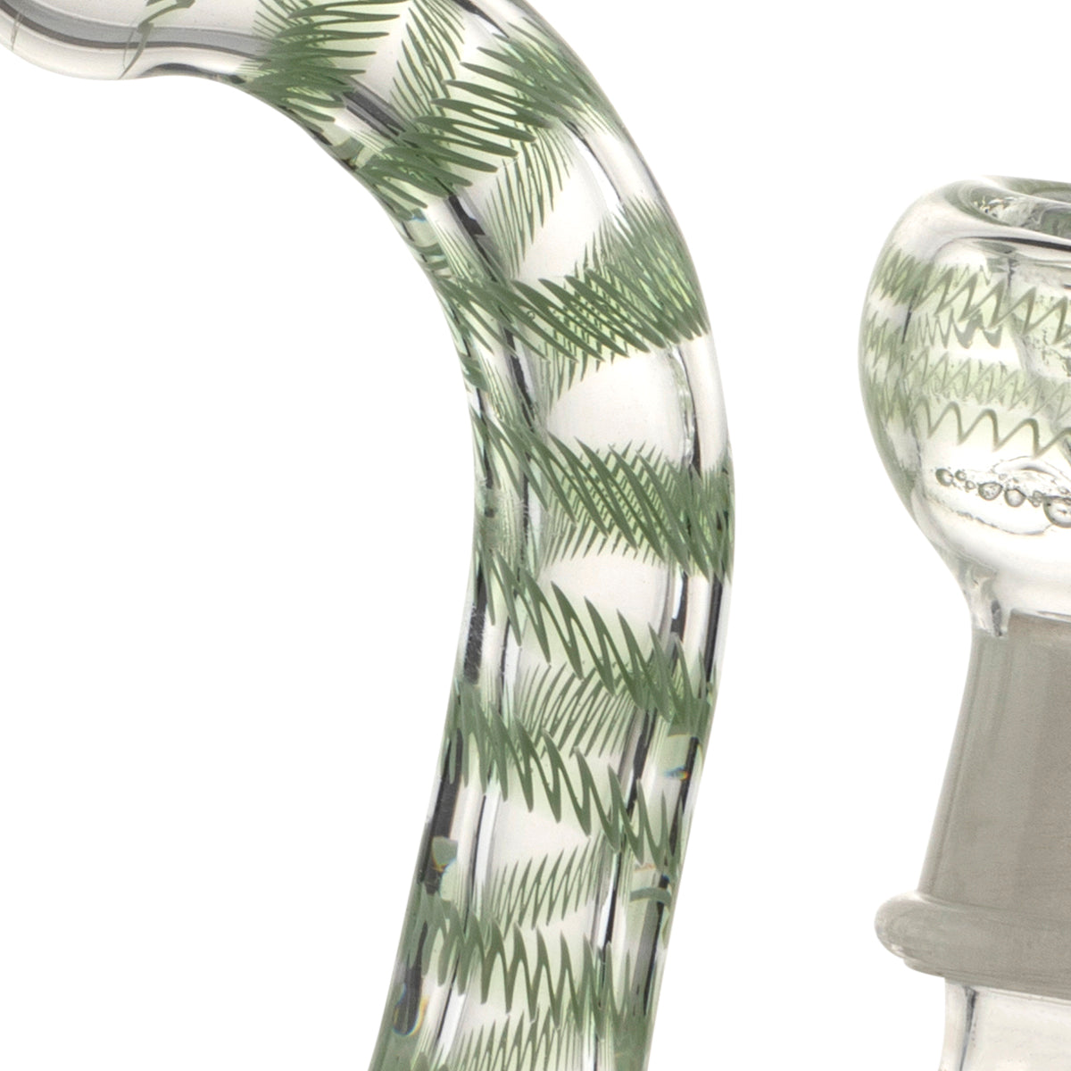 Bubbler | Zig Zag Glass Bubbler | 7" - Assorted Colors