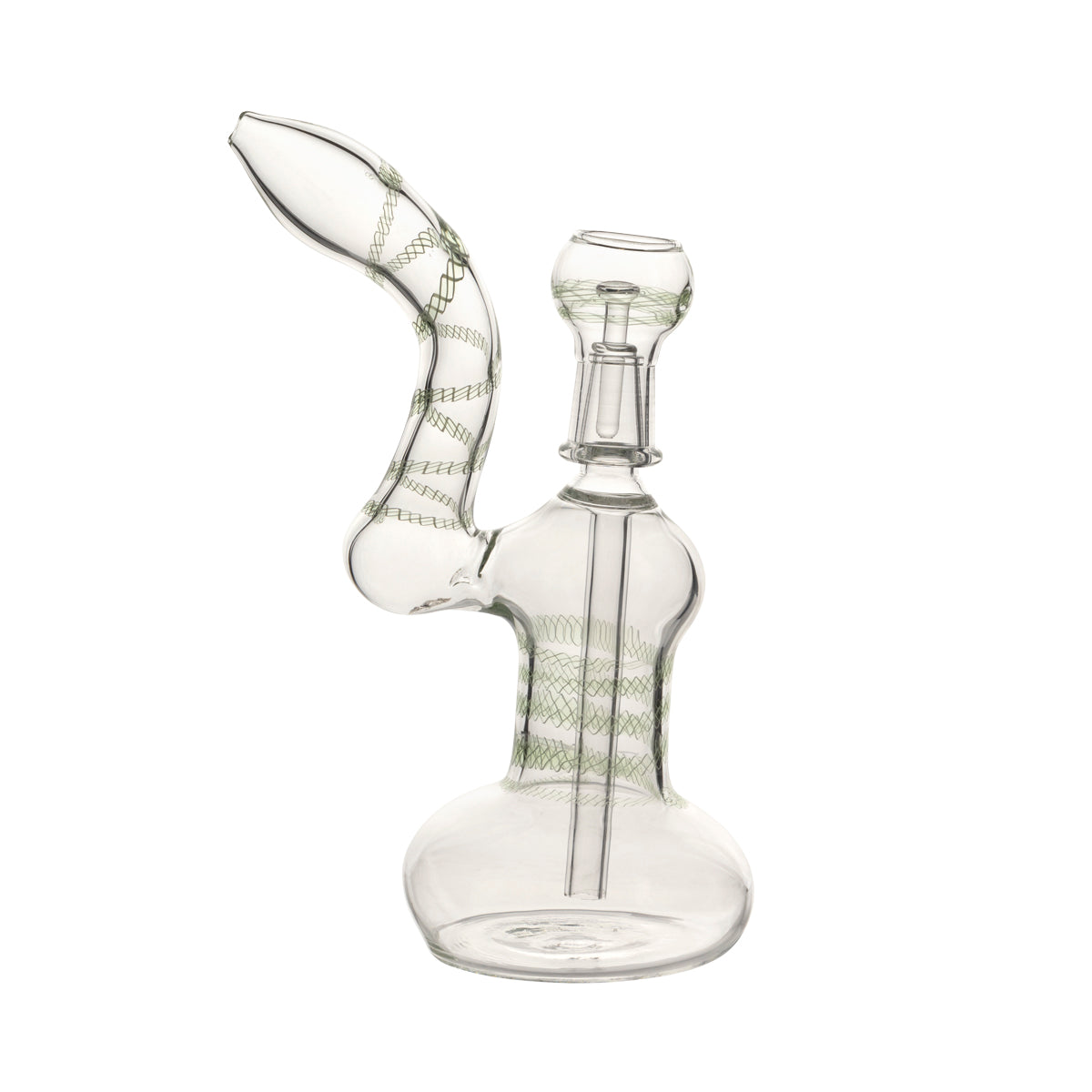 Dab Rig | Classic Bubbler w/ Nail | 8" - Glass - Assorted