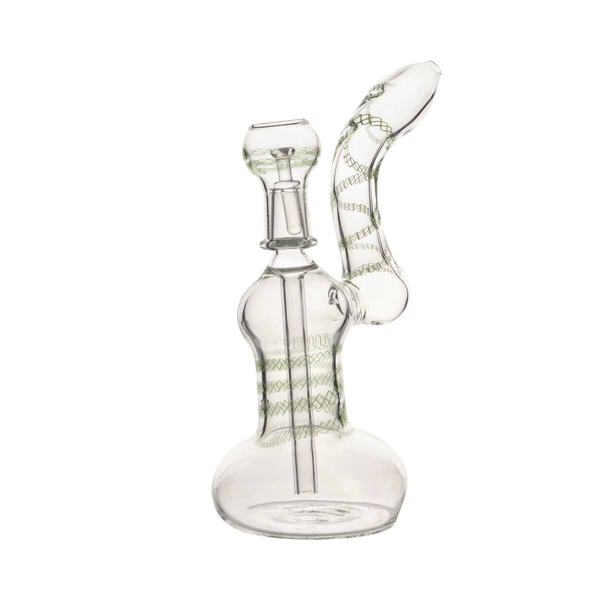 Dab Rig | Classic Bubbler w/ Nail | 8" - Glass - Assorted