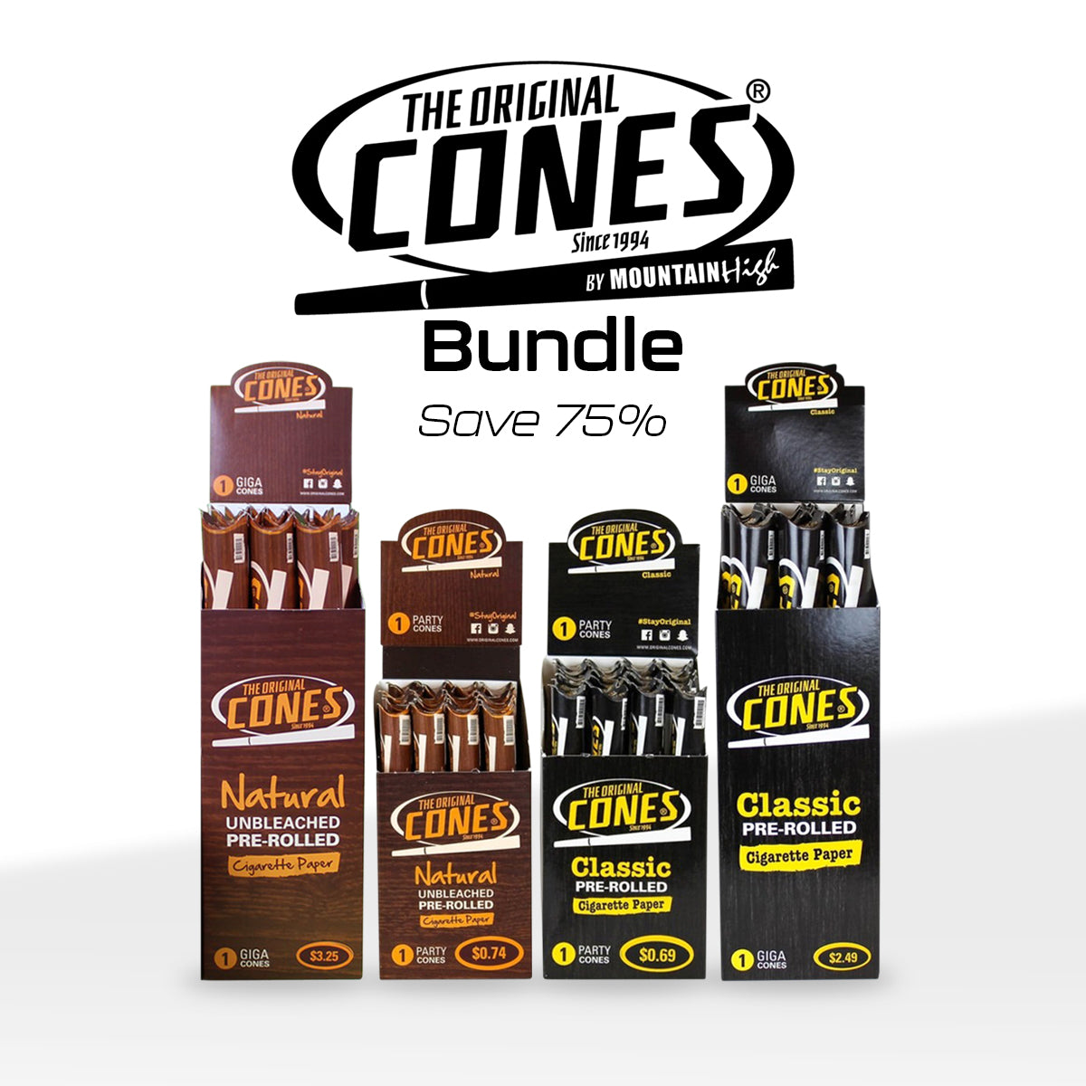 The Original Cones | Brand Bundle | Pre-Rolled Cones