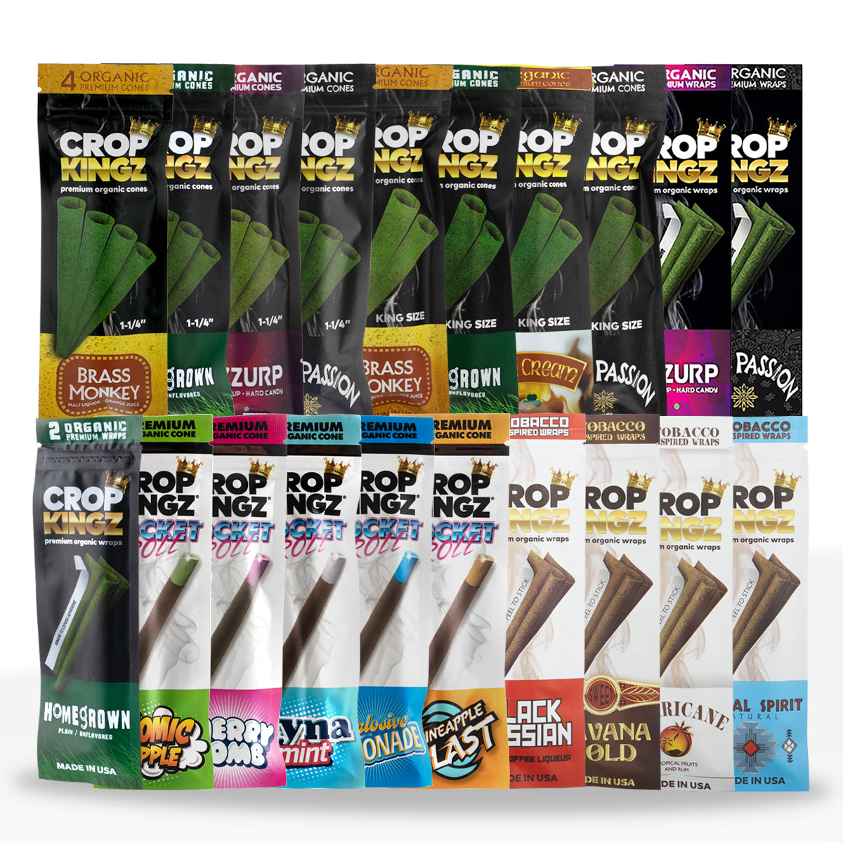 Crop Kingz | Brand Bundle | Cones and Wraps