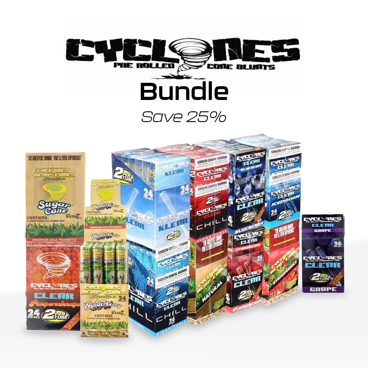 Cyclones | Brand Bundle | Pre-Rolled Cones