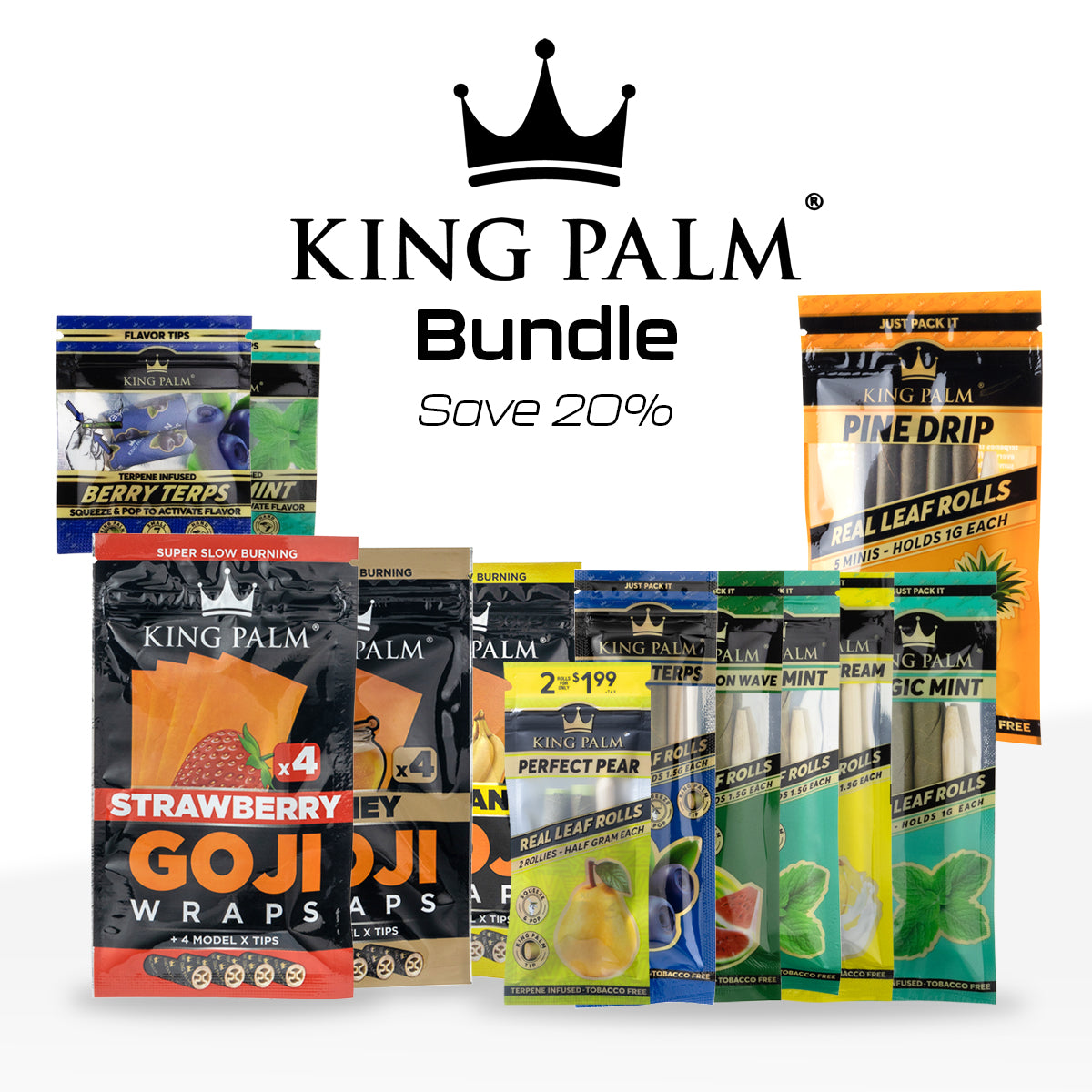 King Palm | Brand Bundle | Palm Leaf Pre-Rolls