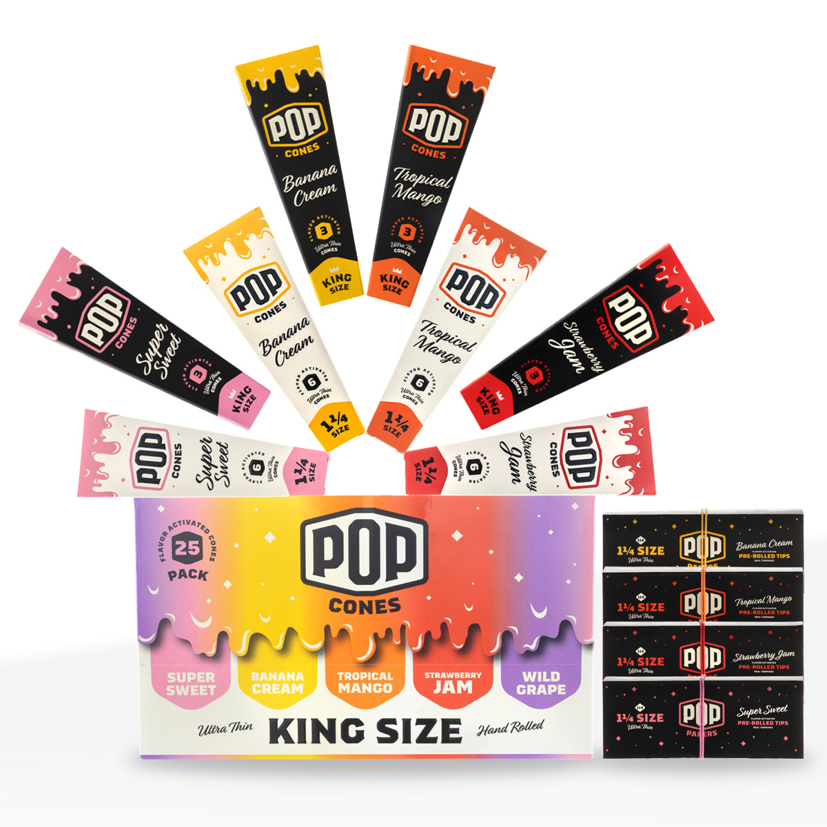 Pop Cones | Cones and Papers Bundle