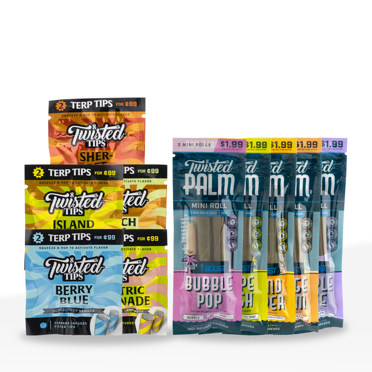 Twisted Hemp | Palm Rolls and Tips Bundle