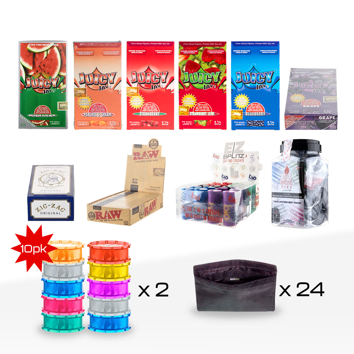 Biohazard Inc | 2025 Christmas Rolling Paper Bundle | Version A