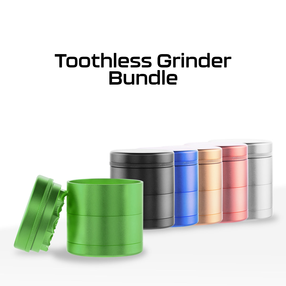 Biohazard Inc | 420 Toothless 2.5" Grinder Bundle - Biohazard Inc