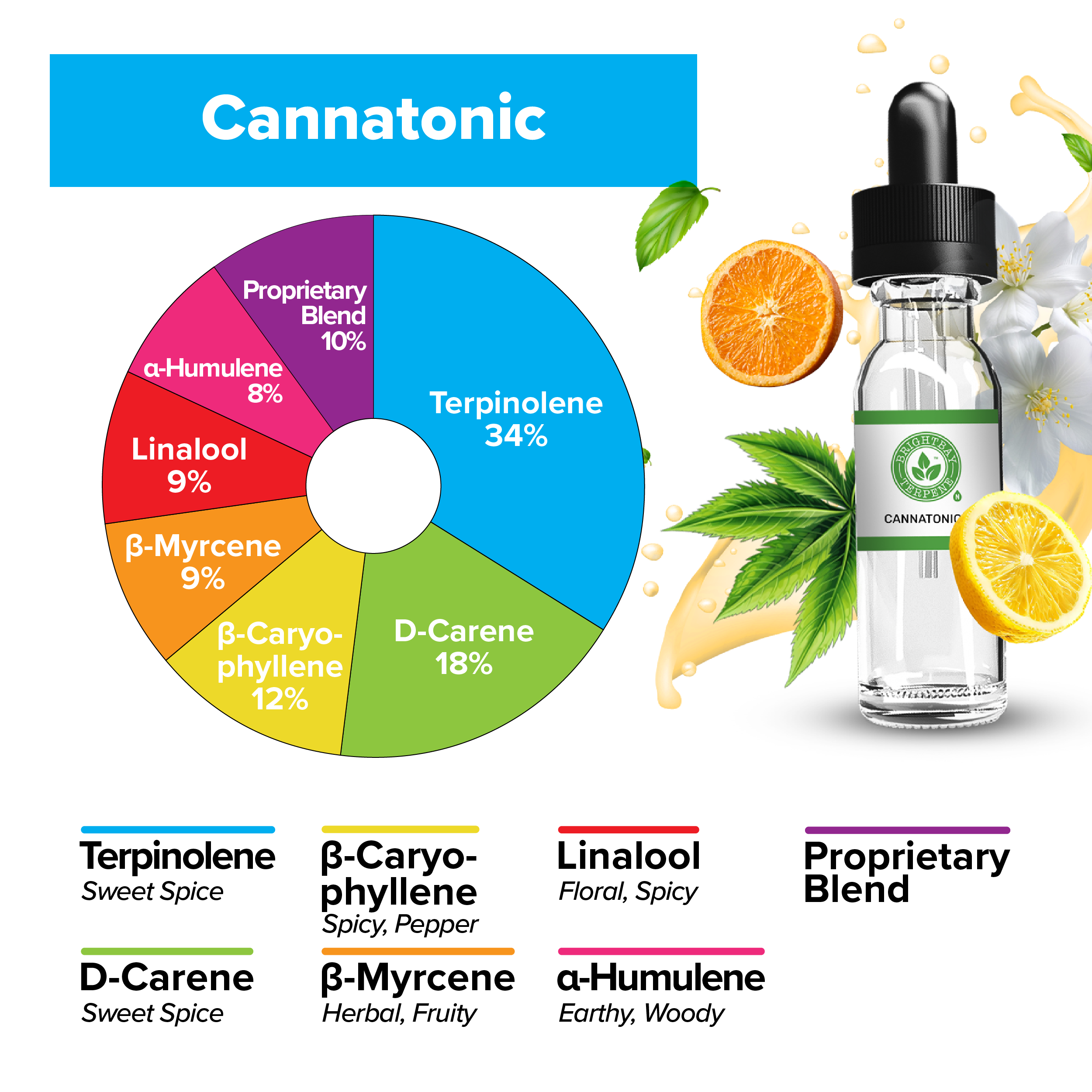 BrightBay Terpenes | Cannatonic | Hybrid - 25g - Biohazard Inc