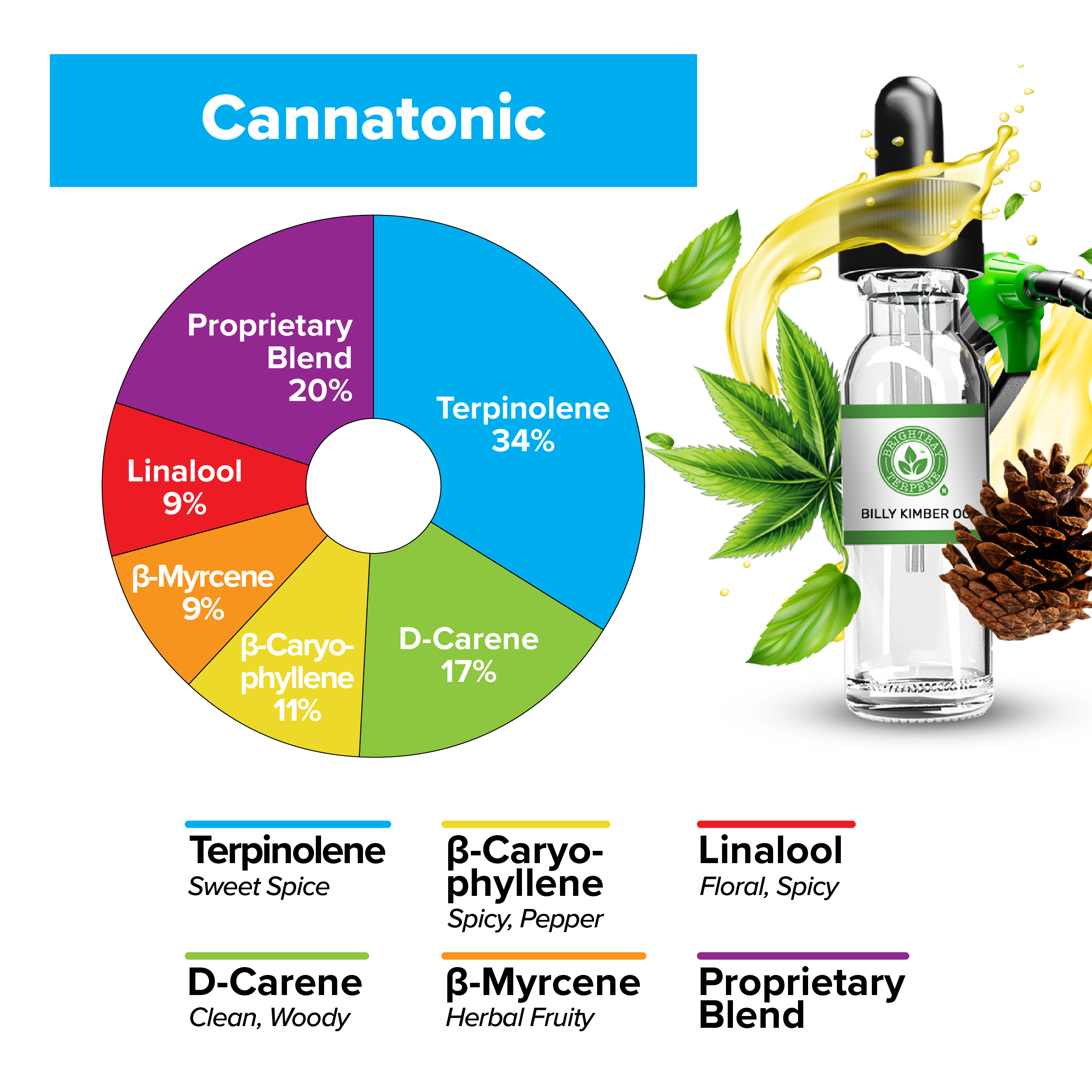 BrightBay Terpenes | Cannatonic | Hybrid - 25g - Biohazard Inc