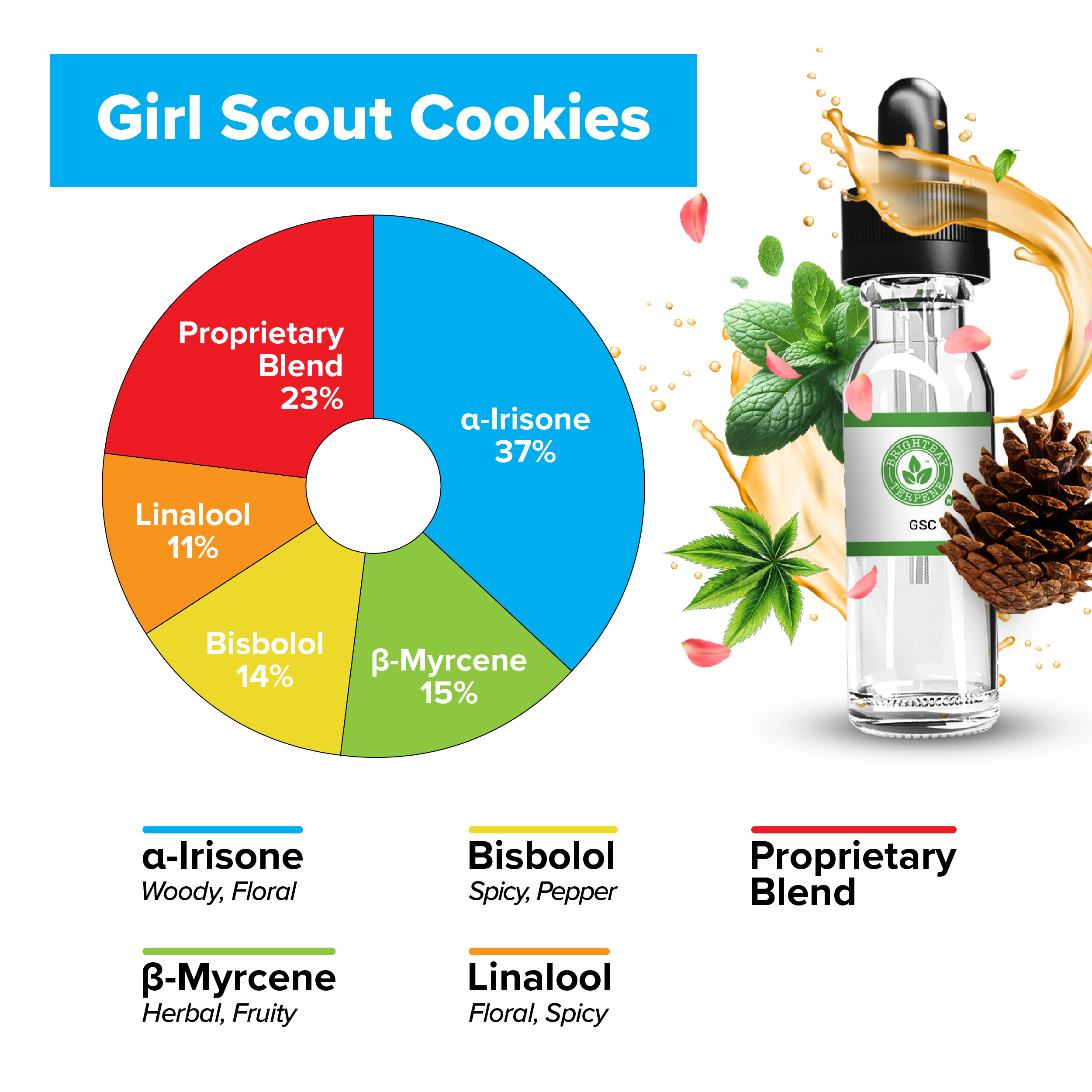 BrightBay Terpenes | Girl Scout | Hybrid - Various Sizes - Biohazard Inc
