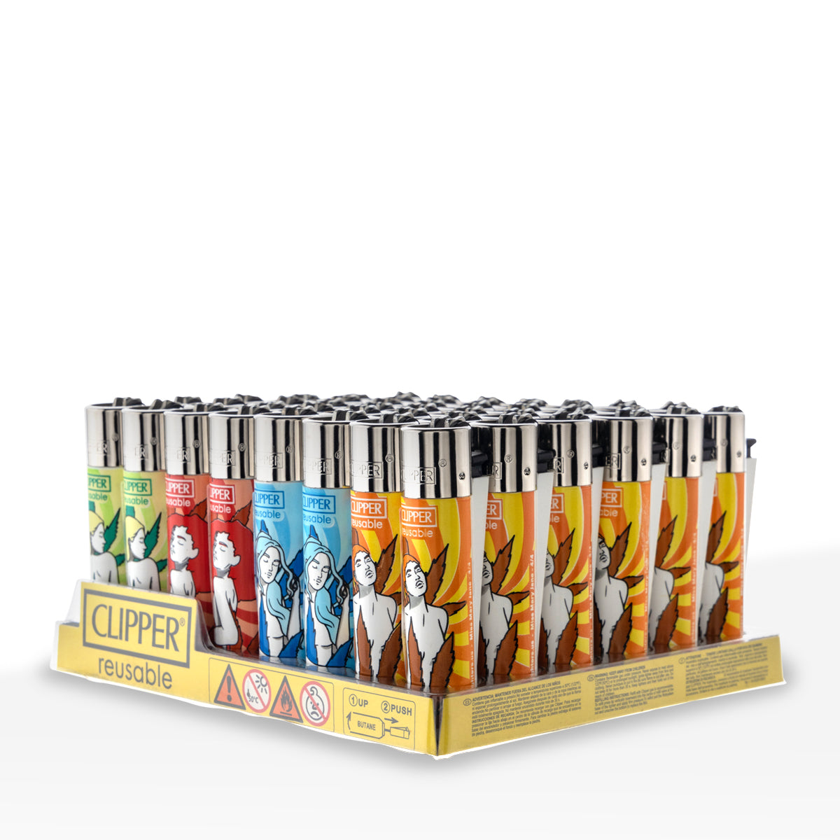 Clipper® | 'Retail Display' Miss Mary Jane Lighters | 48 Count