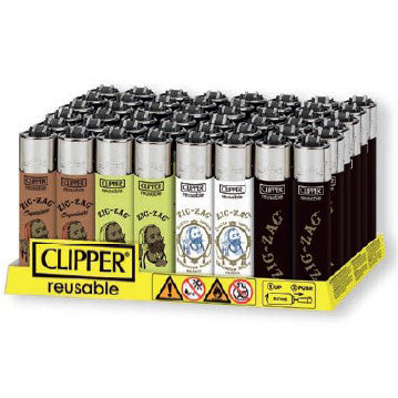 Clipper® Lighters | Zig-Zag Collection 1 | 48 Count