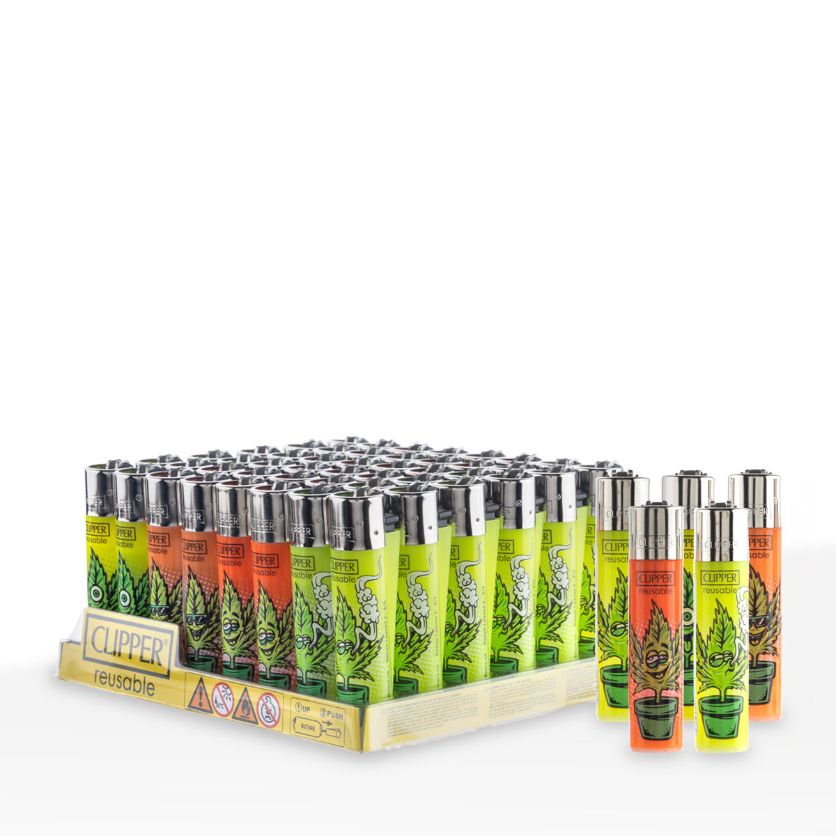 Clipper® | 'Retail Display' Lighters | 48 Count - Various Styles