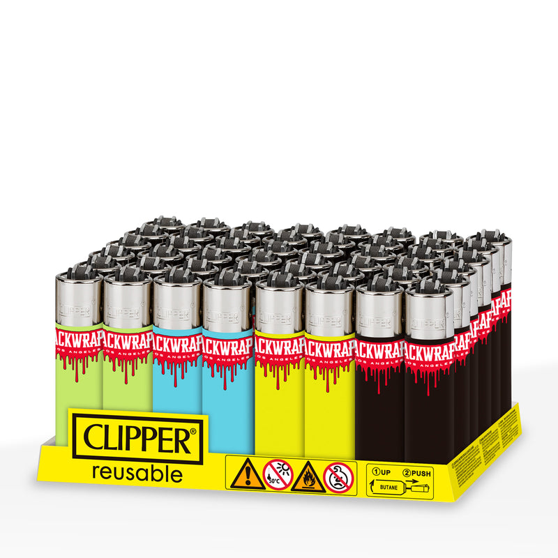 Clipper® | Packwraps 'Retail Display' Lighters | 48 Count - Various Styles