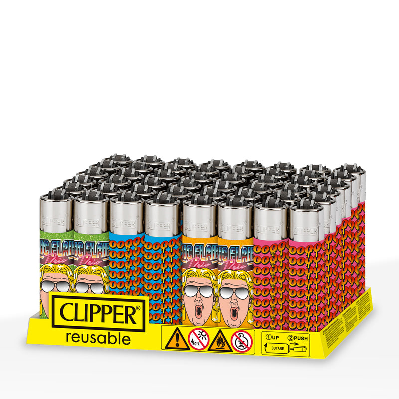 Clipper® | Ric Flair 'Retail Display' Lighters | 48 Count - Various Styles